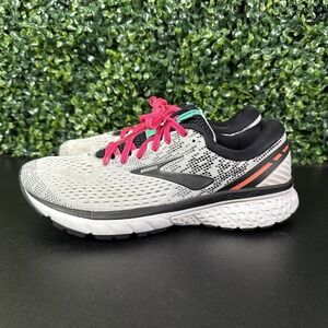 Brooks Ghost 11 Women's Running Sneakers Gray/Pink Sz 10 B Medium